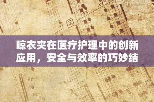 晾衣夹在医疗护理中的创新应用，安全与效率的巧妙结合