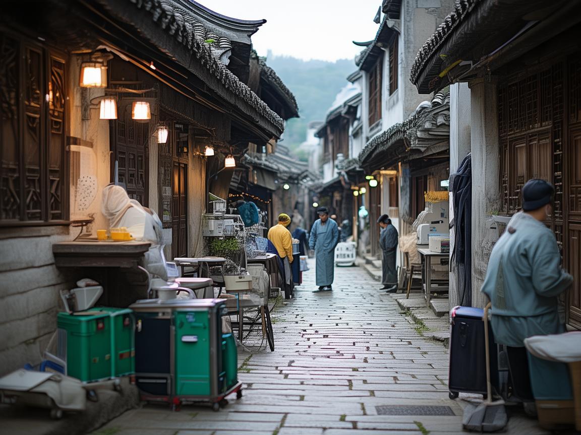 古镇街道的医疗护理挑战，如何在传统环境中融入现代护理服务？