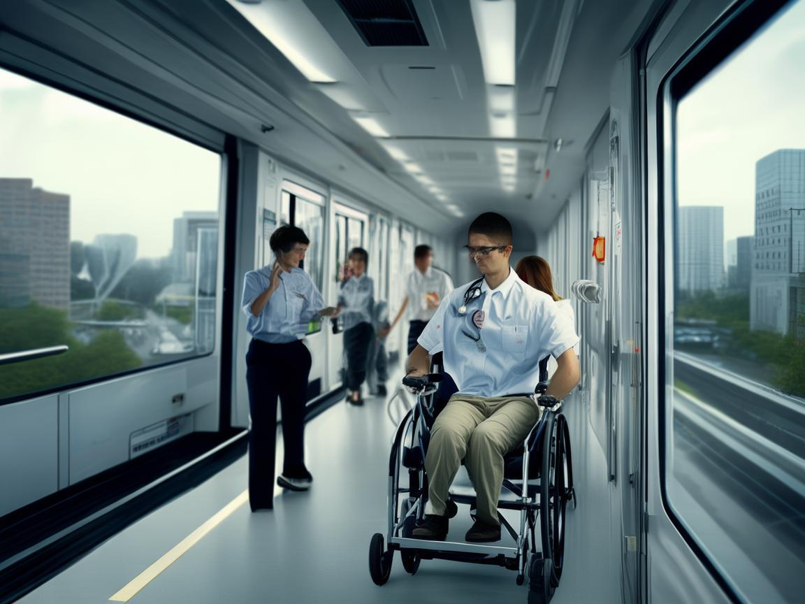 轻轨出行，如何确保患者安全转移的护理策略？
