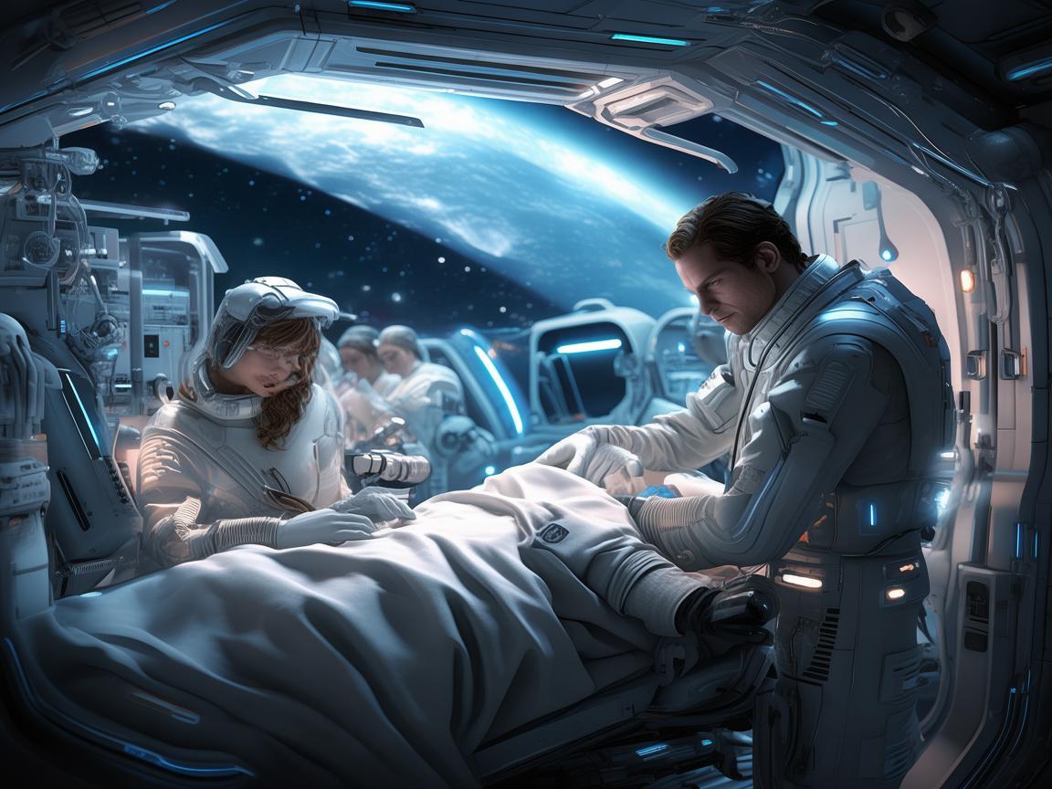 宇宙飞船上的紧急护理，当医疗与星际旅行相遇