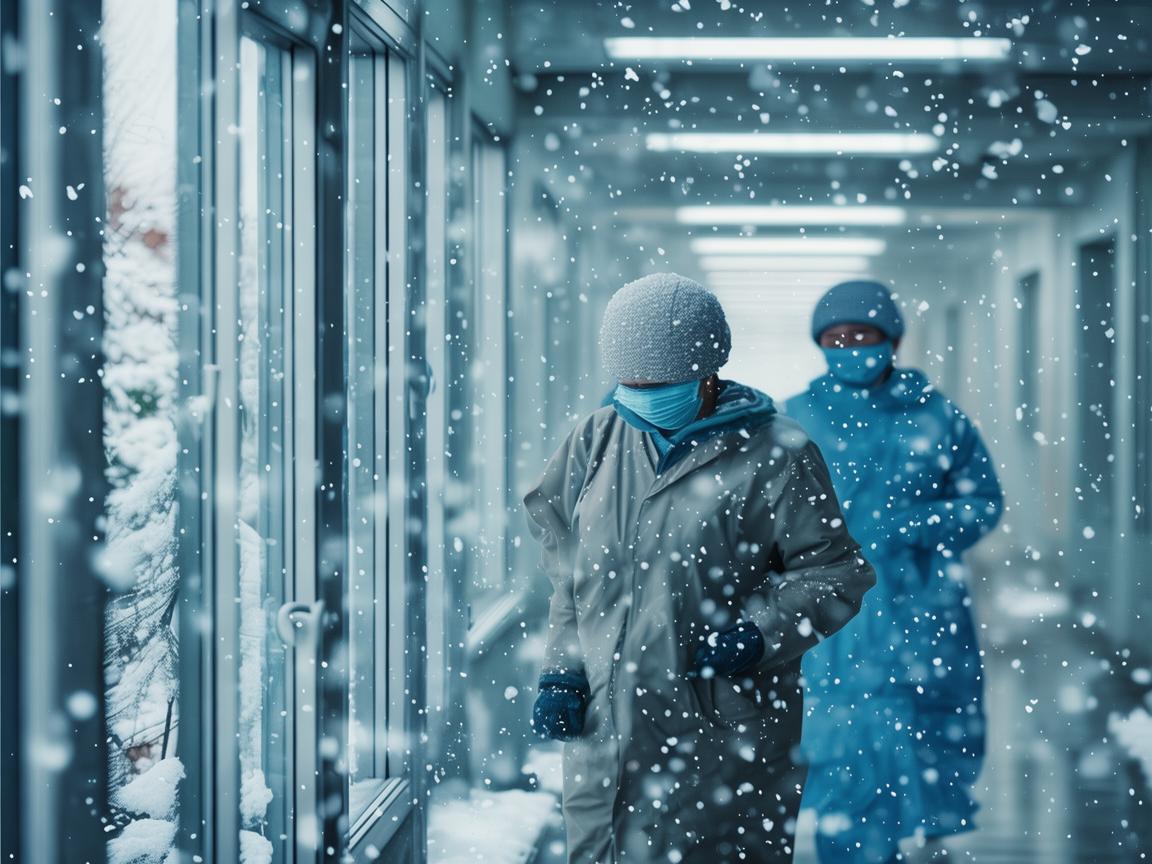 雪天里的守护，医院护理人的坚守