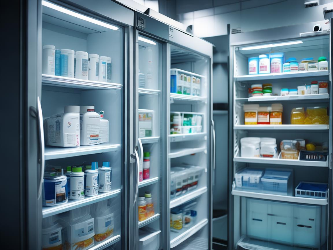如何确保医院冰箱内药品与食物的安全存储？
