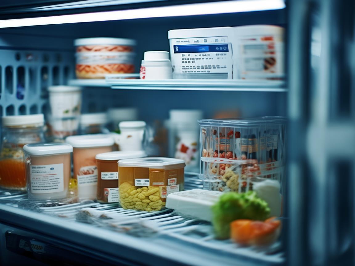 如何确保医院冰箱中的药物与食品安全储存？