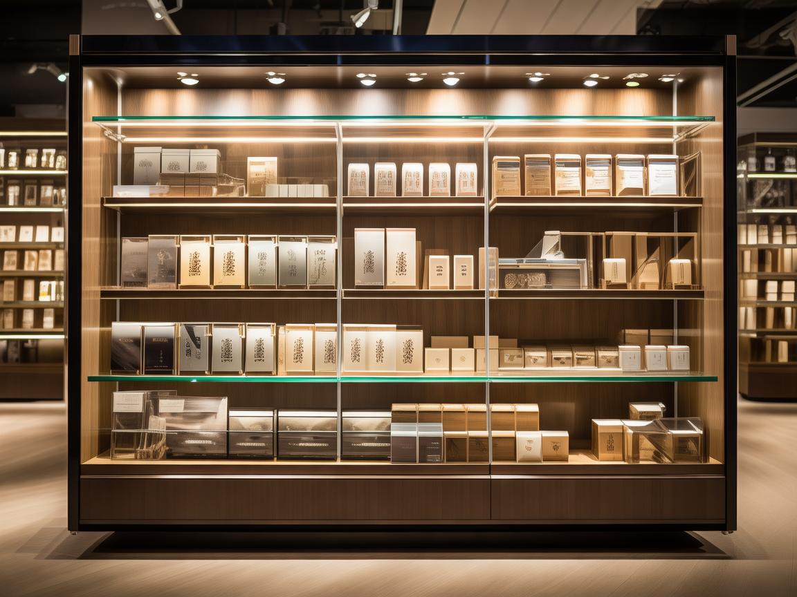 箱包店展示柜，如何巧妙利用空间提升护理用品展示效果？