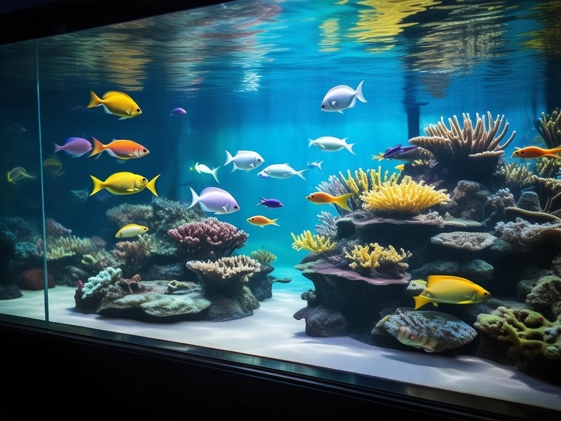 水族馆展区，如何确保观赏过程中的患者安全？