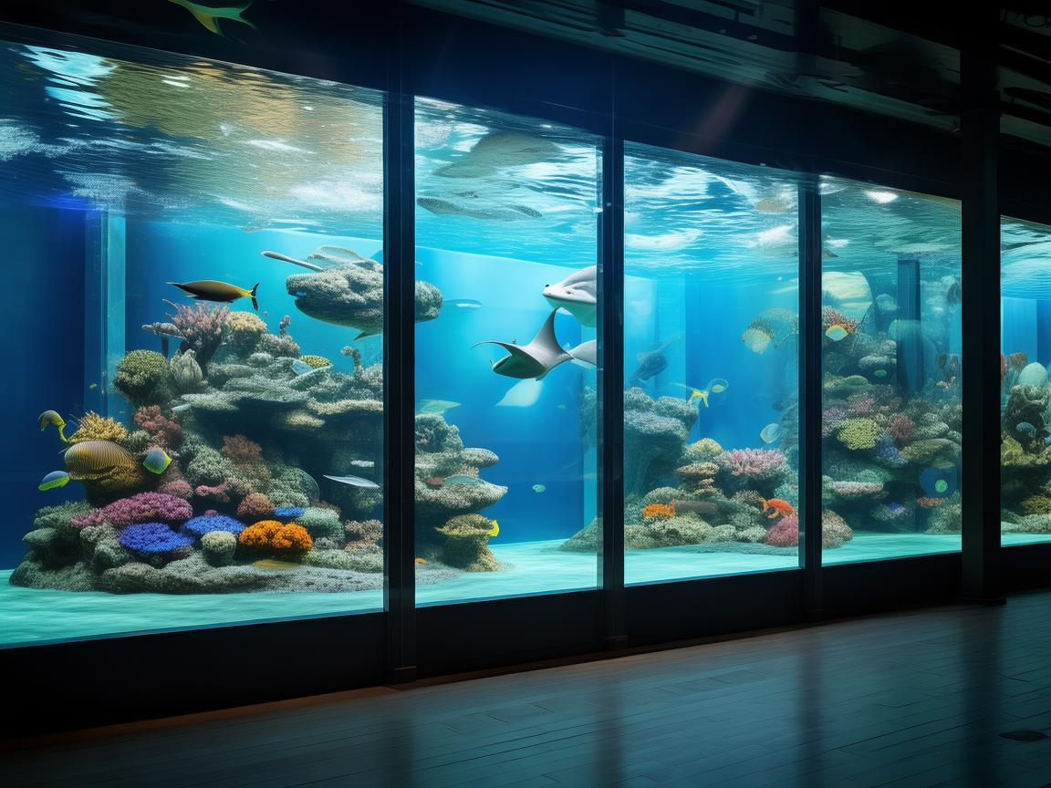 水族馆展区，如何确保观赏者的安全与海洋生物的福祉？