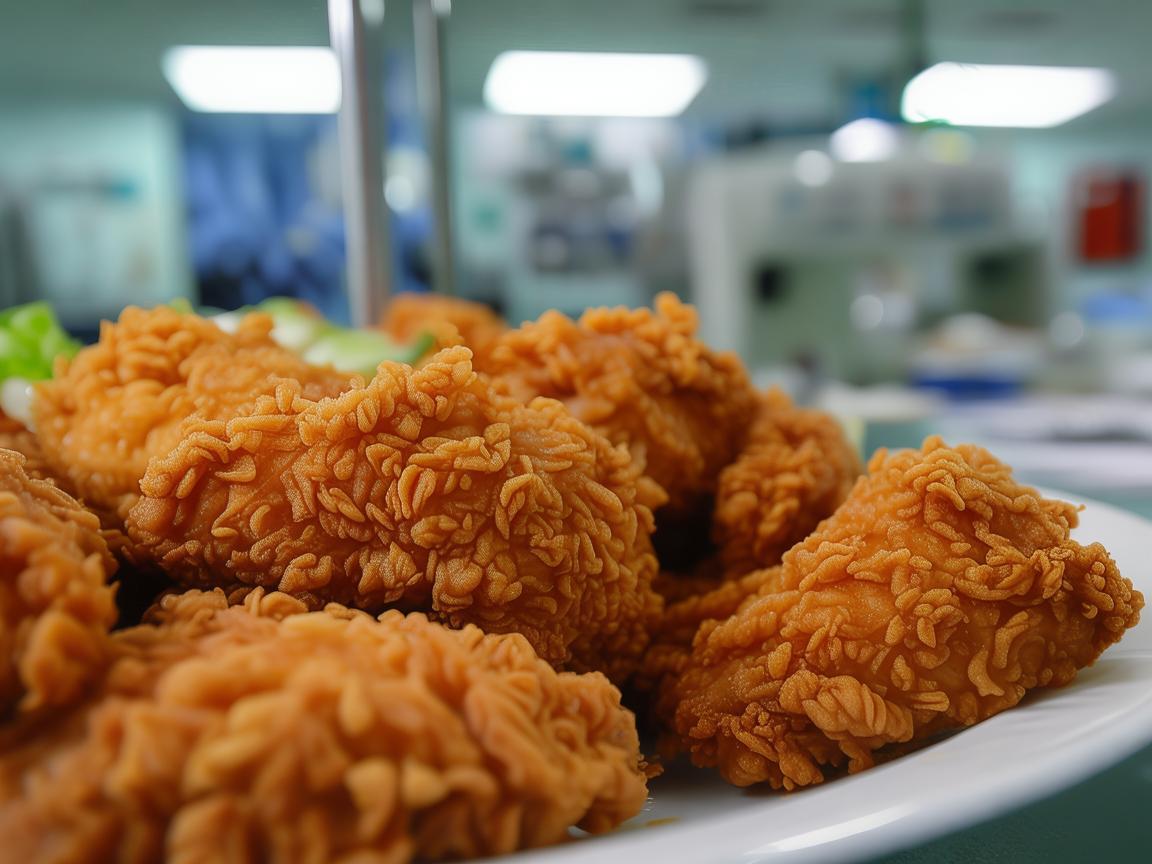炸鸡与健康，医院护理视角下的美食诱惑