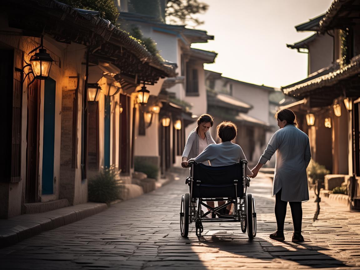 古镇街石板路,如何为行动不便的病患提供安全护理? 古镇街石板路,如何为行动不便的病患提供安全护理?