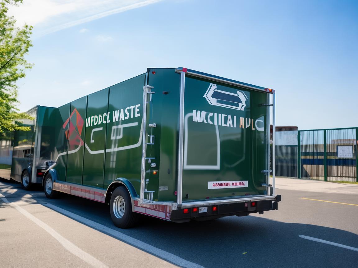 如何确保医疗废物转运车在转运过程中的安全与合规性？