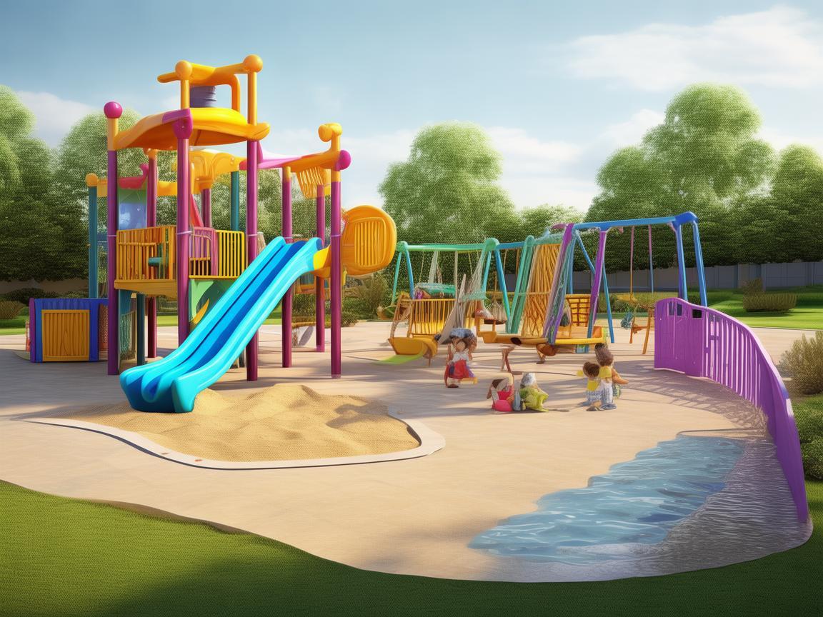 在休闲广场儿童游乐区，如何确保儿童安全与乐趣并重？