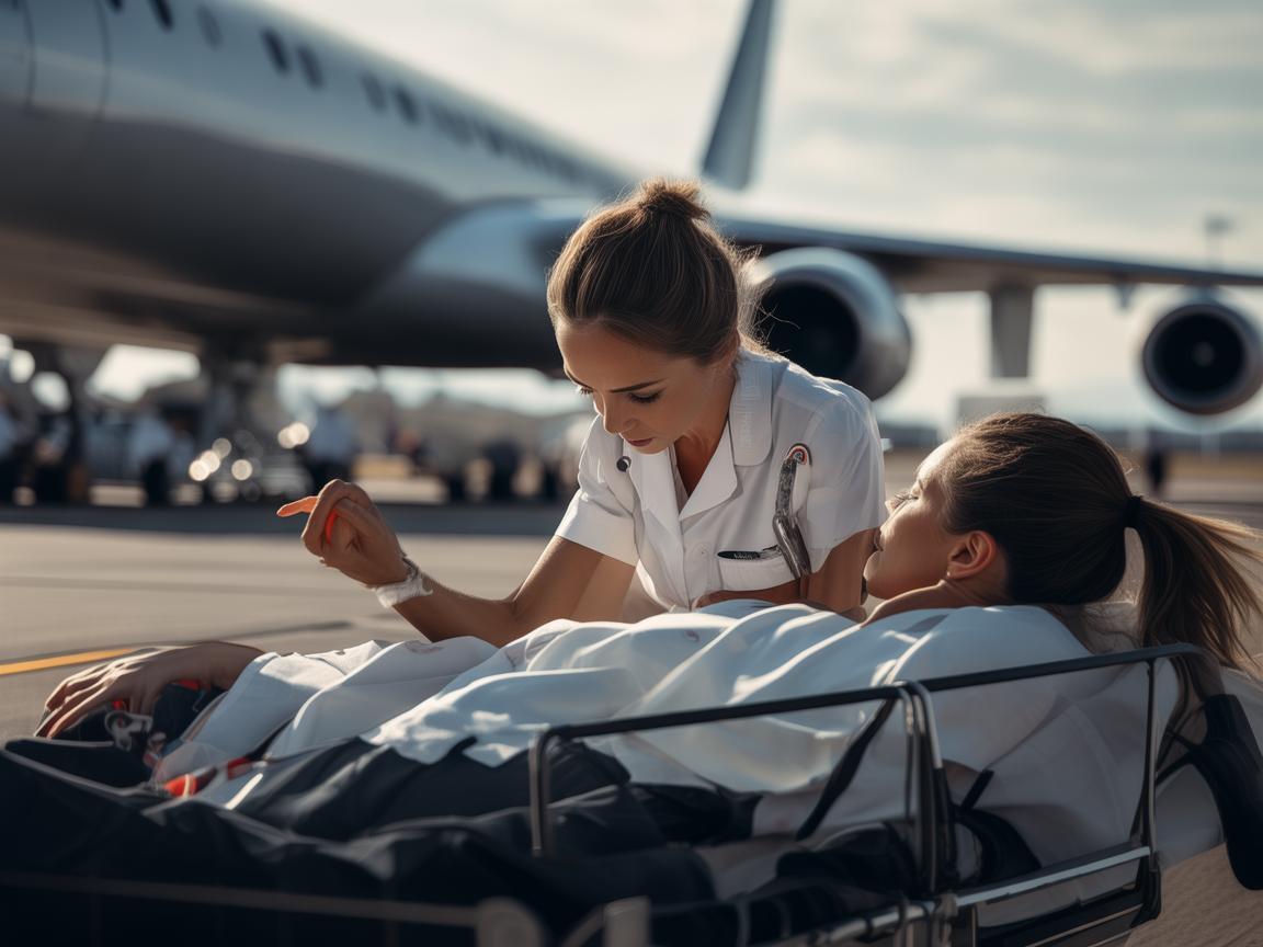 飞机滑行道上的医疗应急,护理人员的角色与挑战 飞机滑行道上的医疗应急,护理人员的角色与挑战