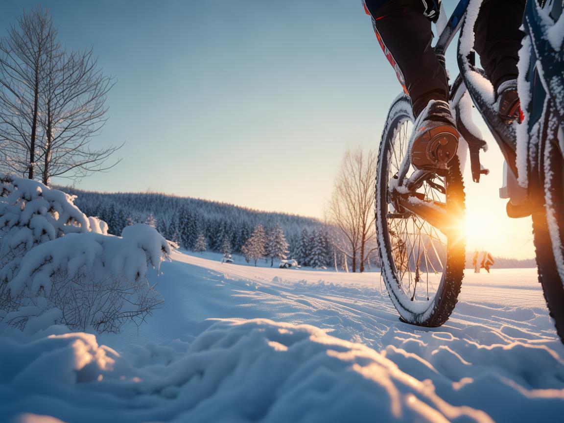 雪地自行车，冬季运动中的护理安全考量