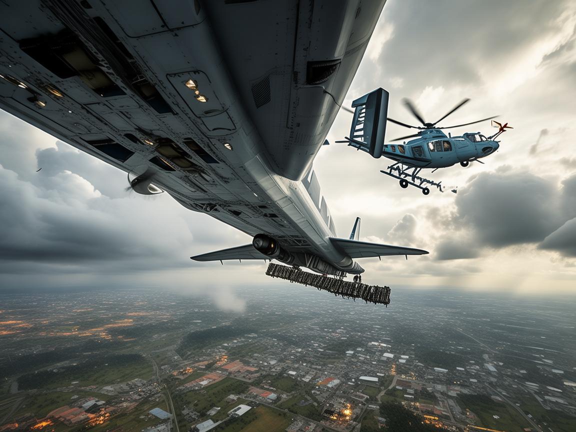 轰炸机与紧急医疗撤离，如何利用空中资源高效应对突发灾难？
