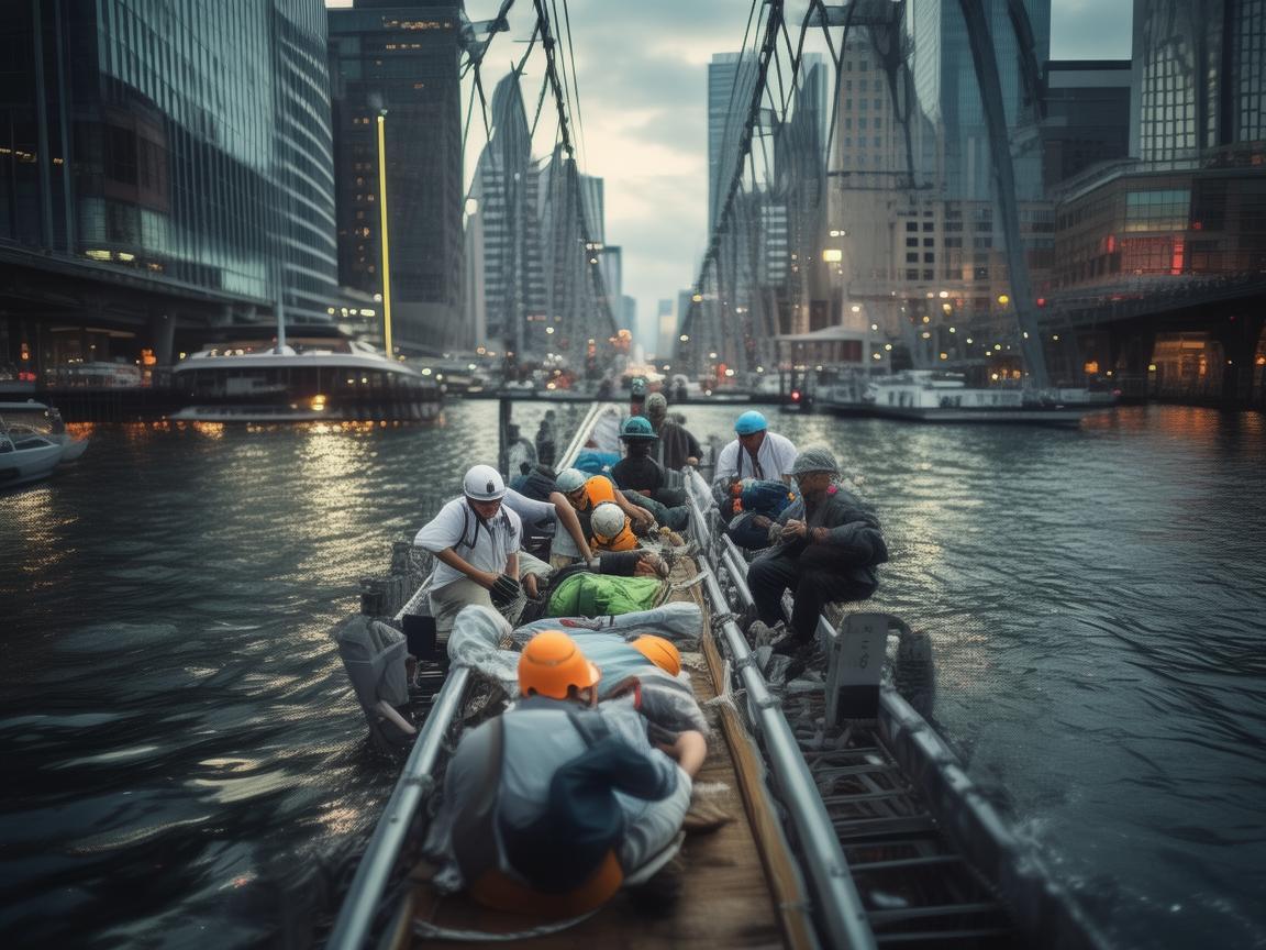 医疗护理新视角,浮桥在紧急疏散中的应用与挑战 医疗护理新视角,浮桥在紧急疏散中的应用与挑战