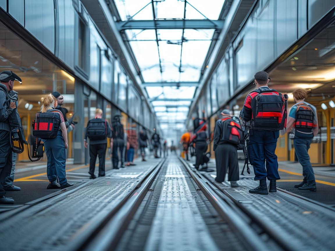 轻轨车辆段，如何确保医疗护理在紧急疏散中的连续性？