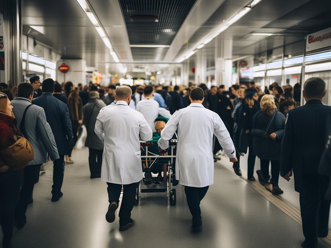 地铁站点突发状况下，如何高效进行患者转移与护理？