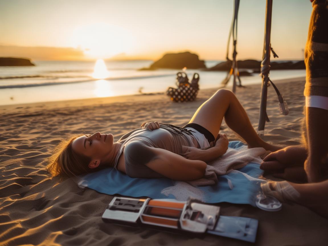 蹦极运动后，如何进行紧急护理以预防伤害？