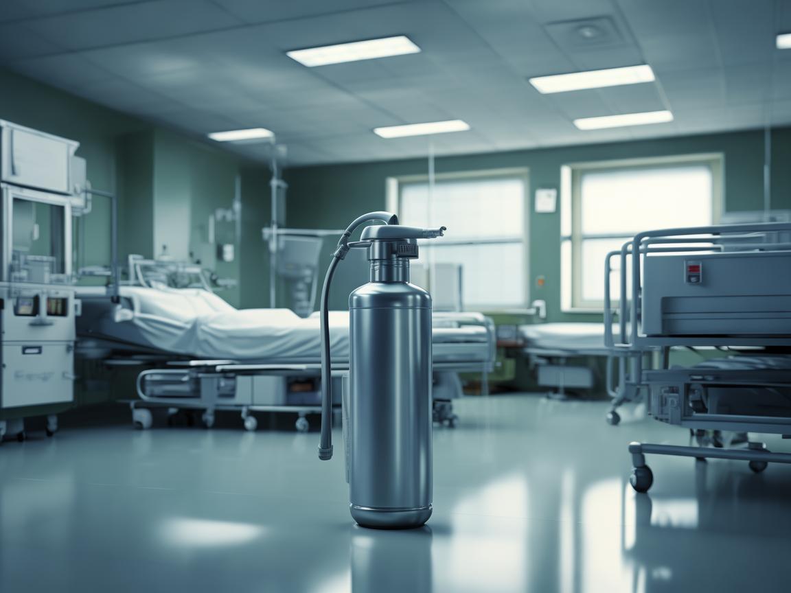 医疗安全新视角,医院病房内,灭火器沉默的守护者 医疗安全新视角,医院病房内,灭火器沉默的守护者