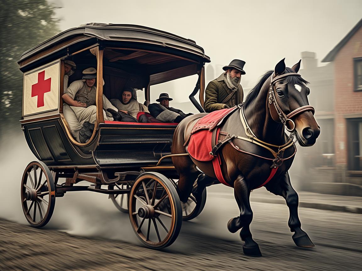 医疗护理中的古早挑战，马车时代下的紧急转运安全