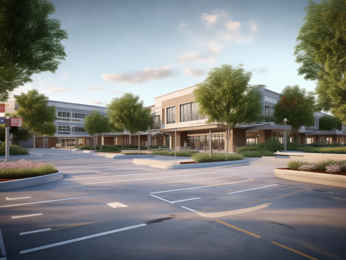 医院停车场，如何确保患者及家属的便捷与安全？