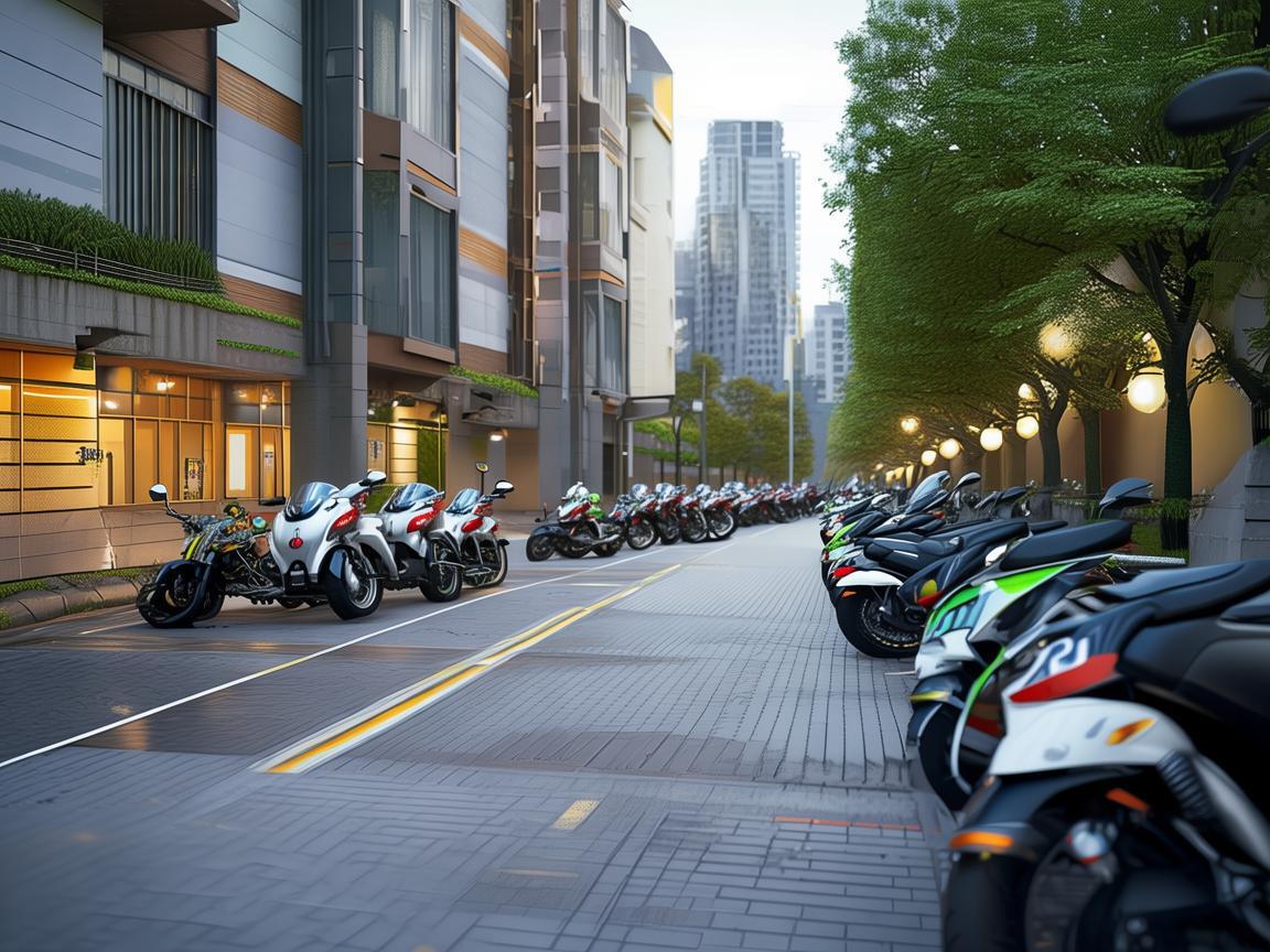 摩托车停车区，如何确保患者安全与急救通道的畅通？