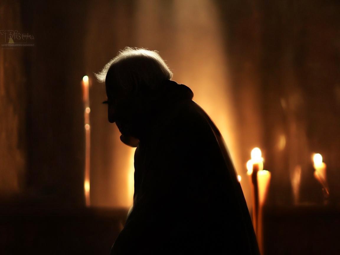 心灵关怀中的神父身影