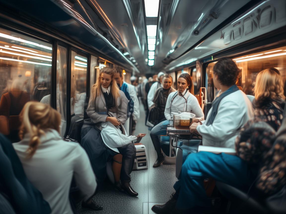 双层巴士上的医疗应急，如何在公共交通中实施快速护理干预？