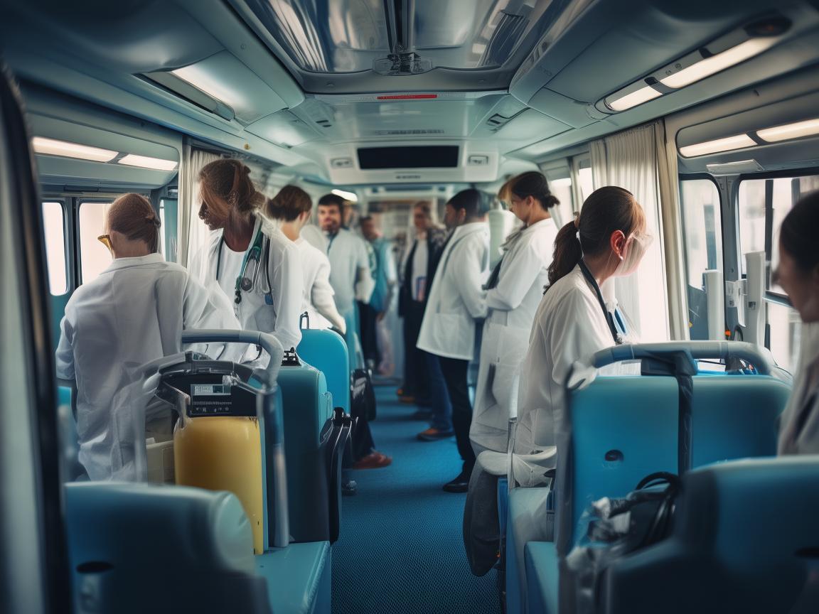 医疗护理新视角，双层巴士上的紧急医疗应对策略