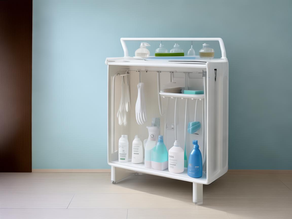 多功能清洁用品架，医院护理的得力助手