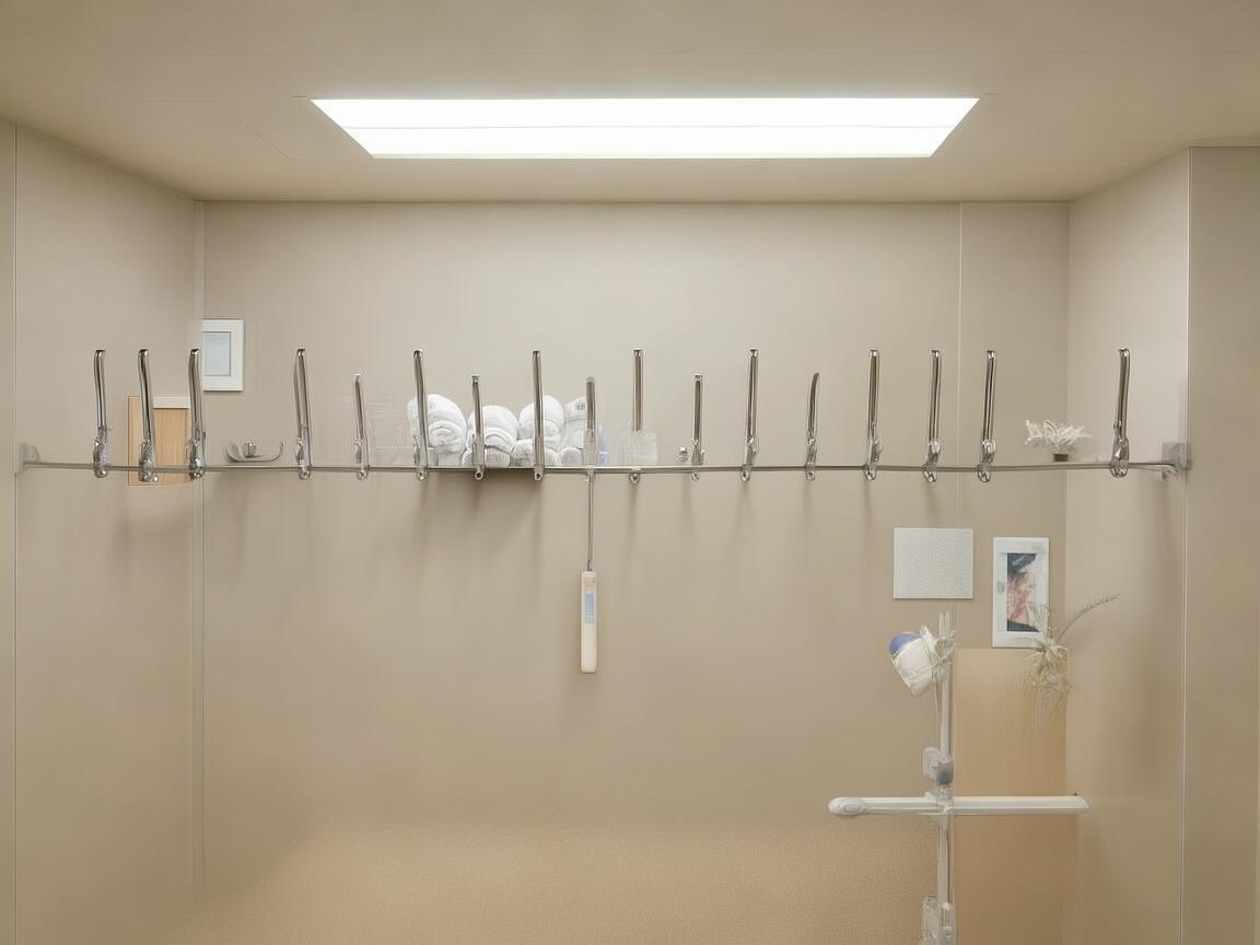 墙面挂钩组合，如何优化病房物品管理？