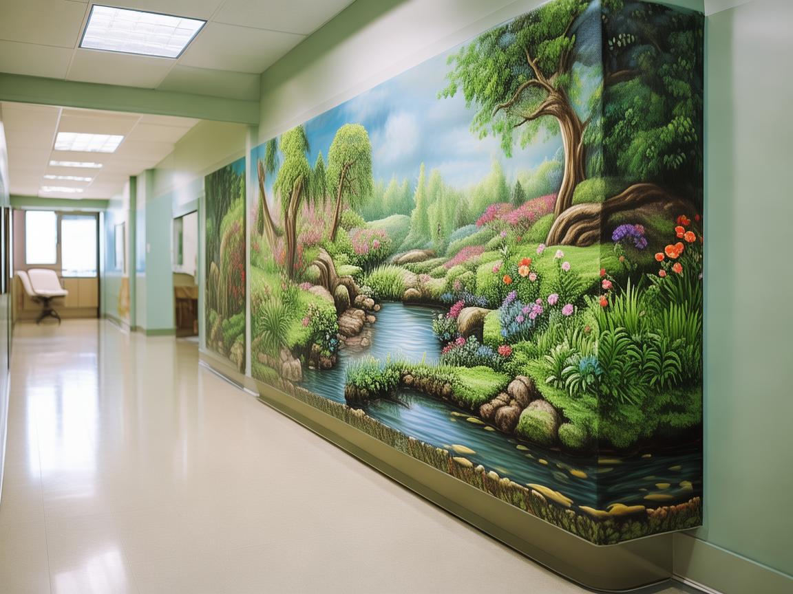 医院壁画,护理空间的别样关怀 医院壁画,护理空间的别样关怀