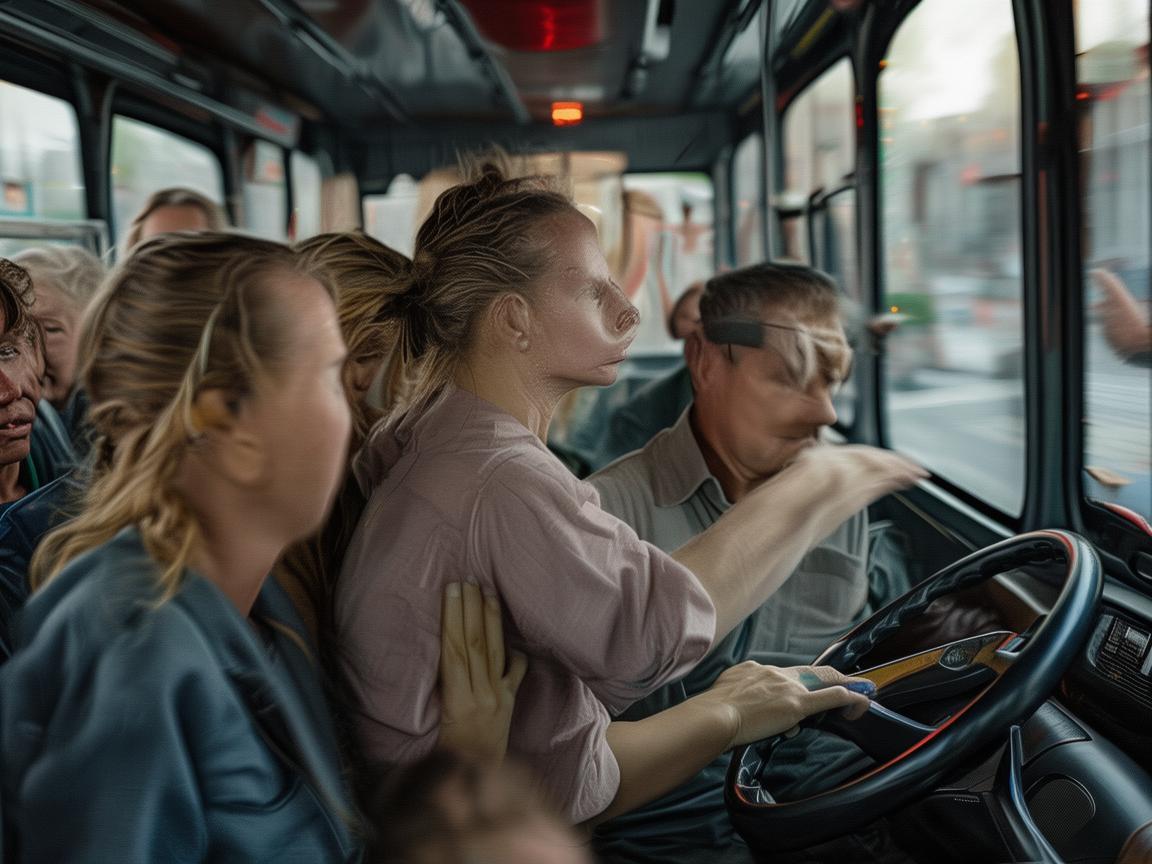 公交车司机突发疾病，如何确保乘客安全与应急护理措施？