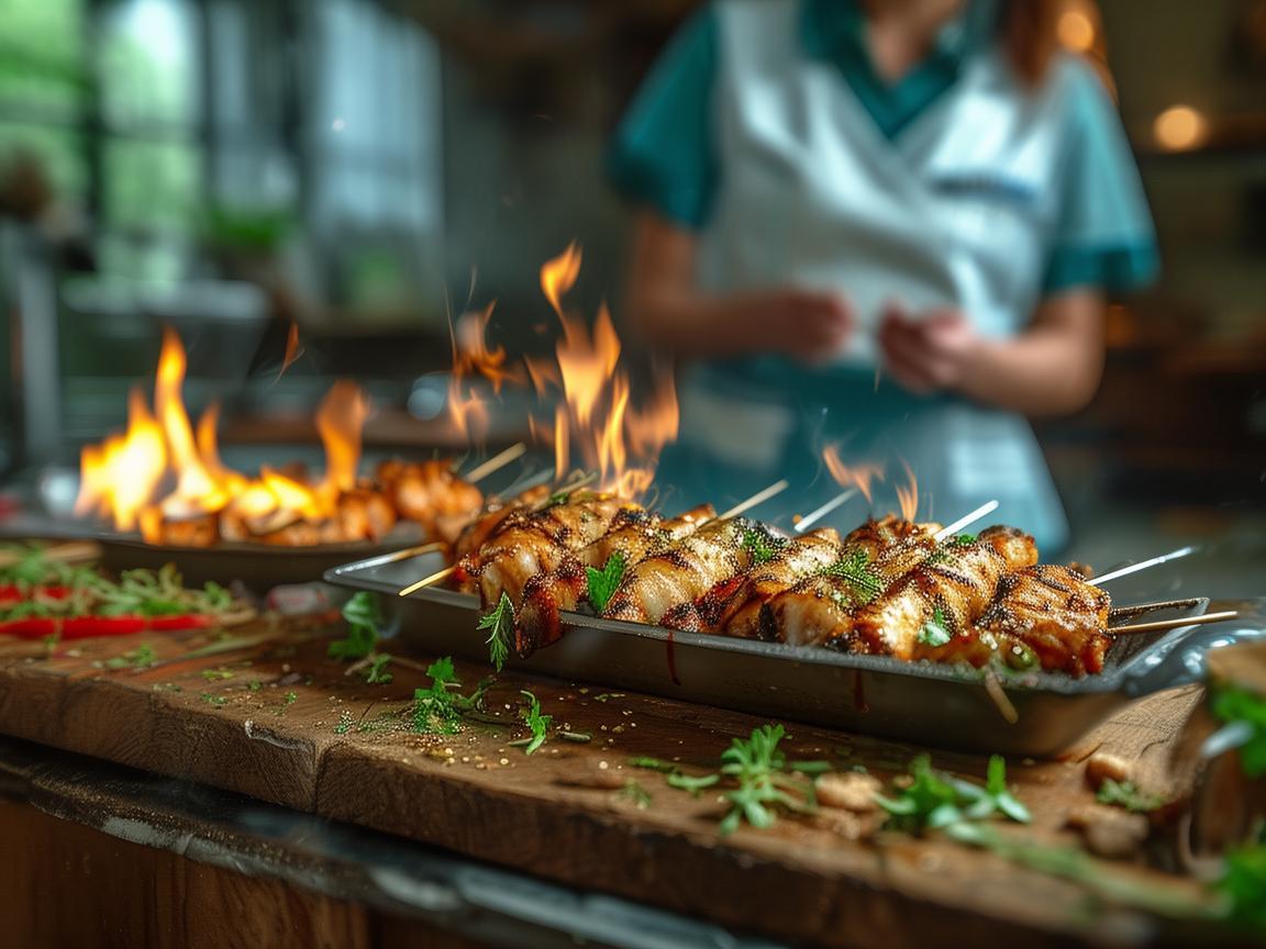 烤鱼串，在医疗护理中，如何确保患者安全享受美食？