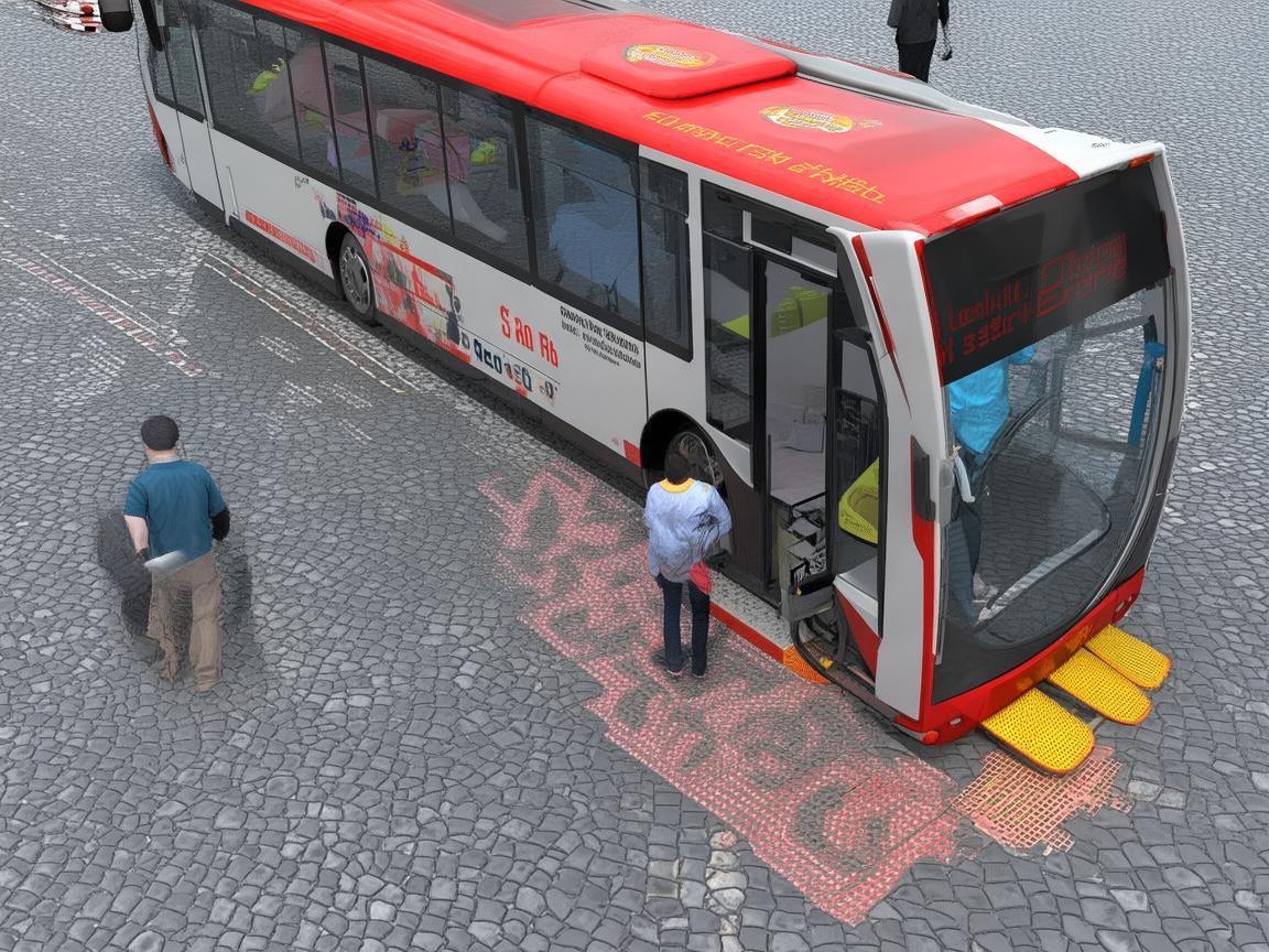 低地板公交车，如何确保乘客安全上下车？