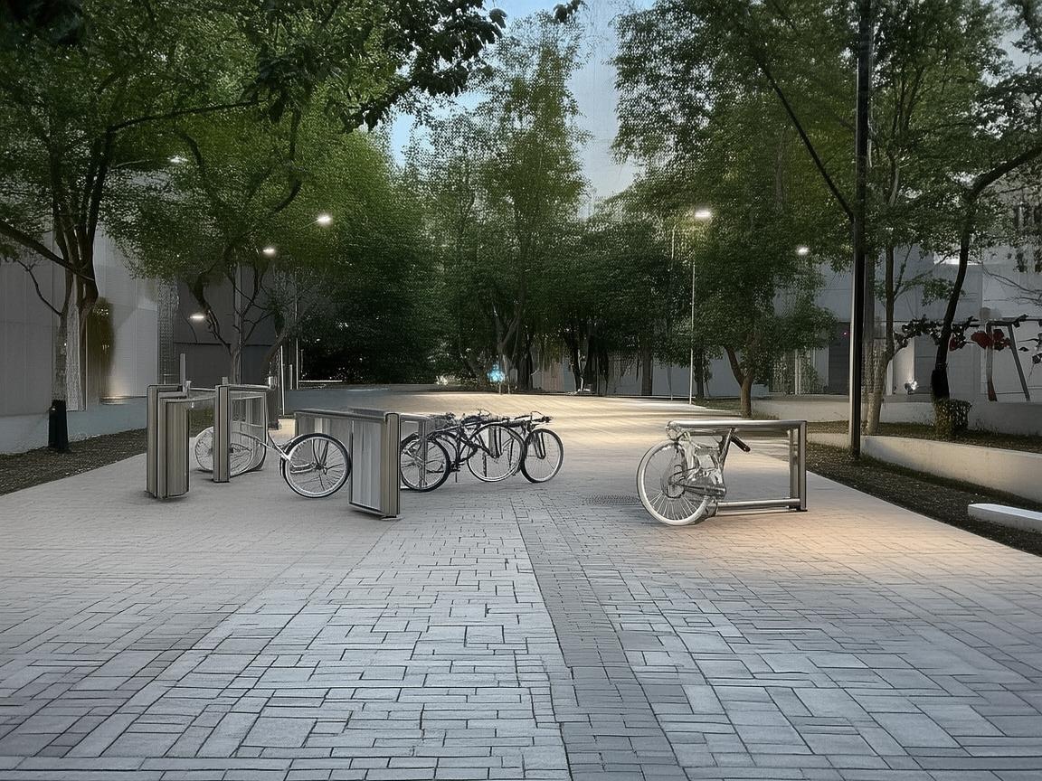 自行车停车区，如何确保患者安全与便利的平衡？