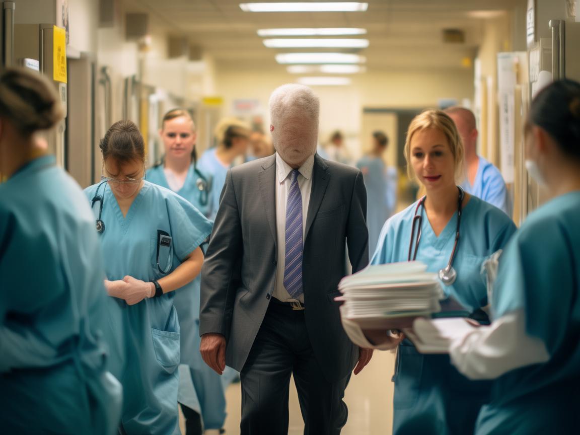 市长视察时，如何确保医院护理工作的精准与高效？