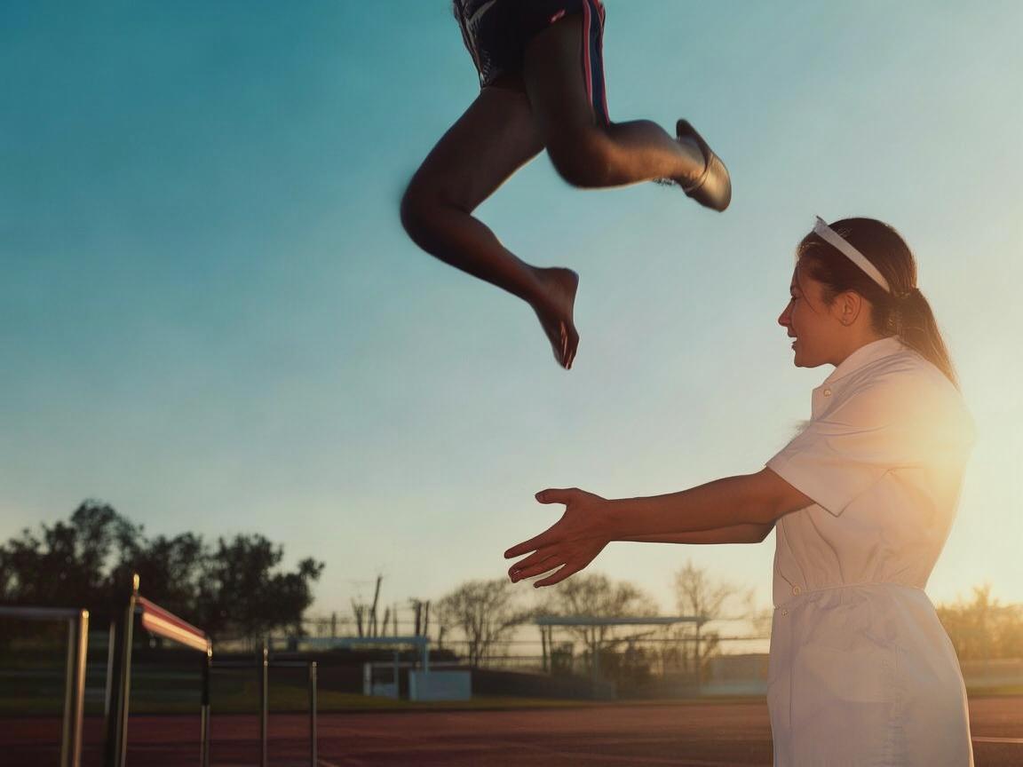 跳高运动与护理工作的奇妙关联