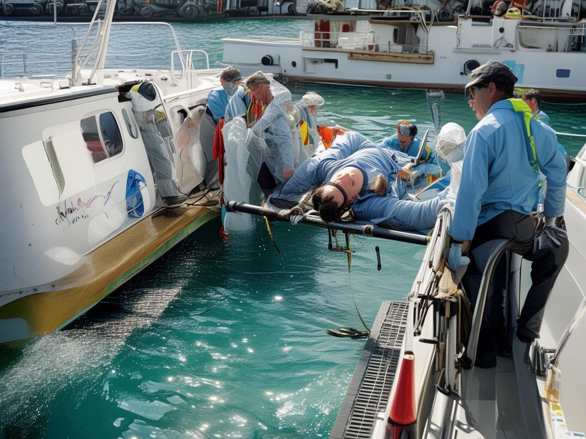 码头护理，如何在紧急情况下为患者提供安全转移？