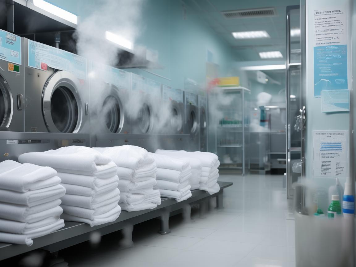如何确保医院中毛巾的清洁与安全使用？