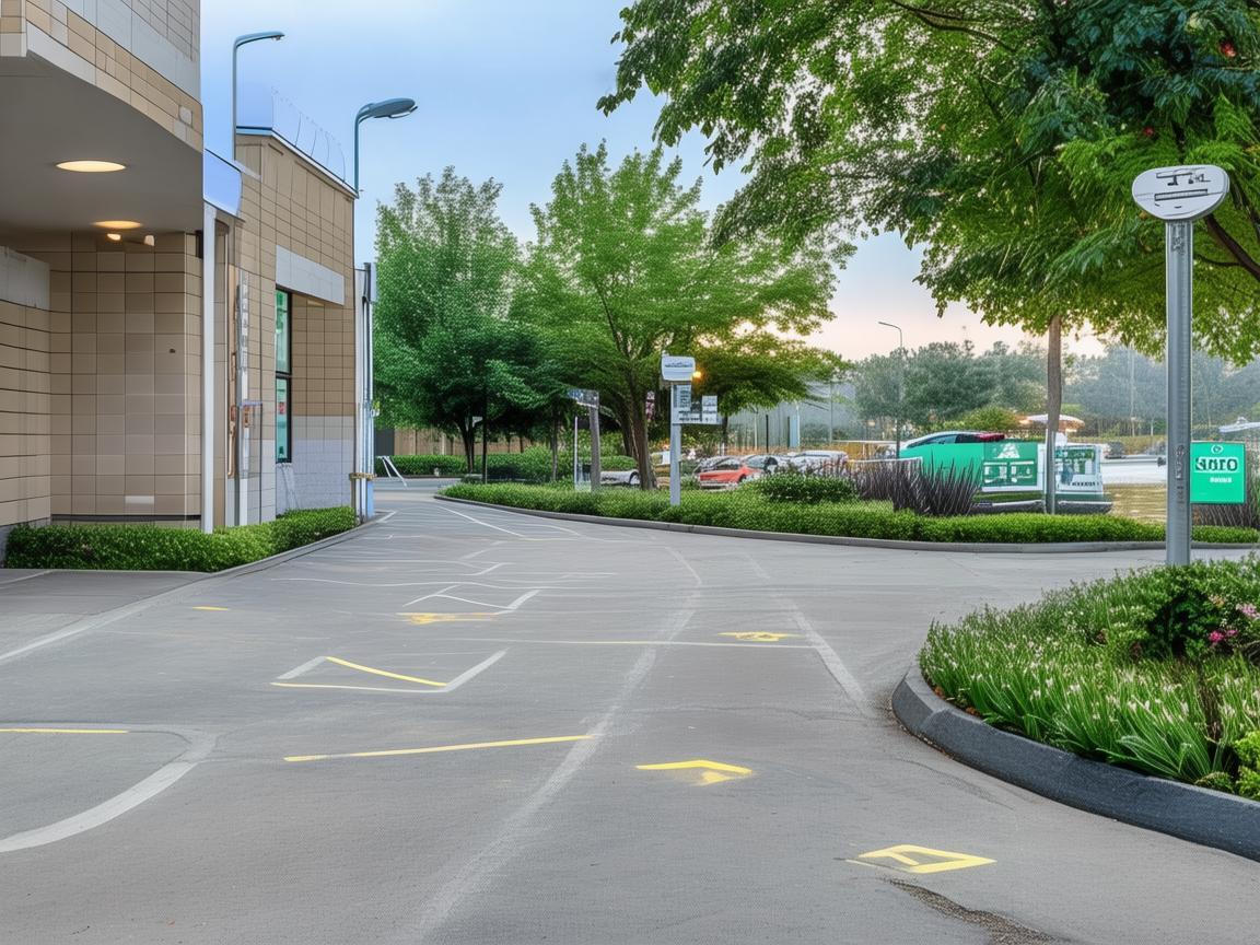 医院停车场，如何确保患者及家属的便捷与安全？