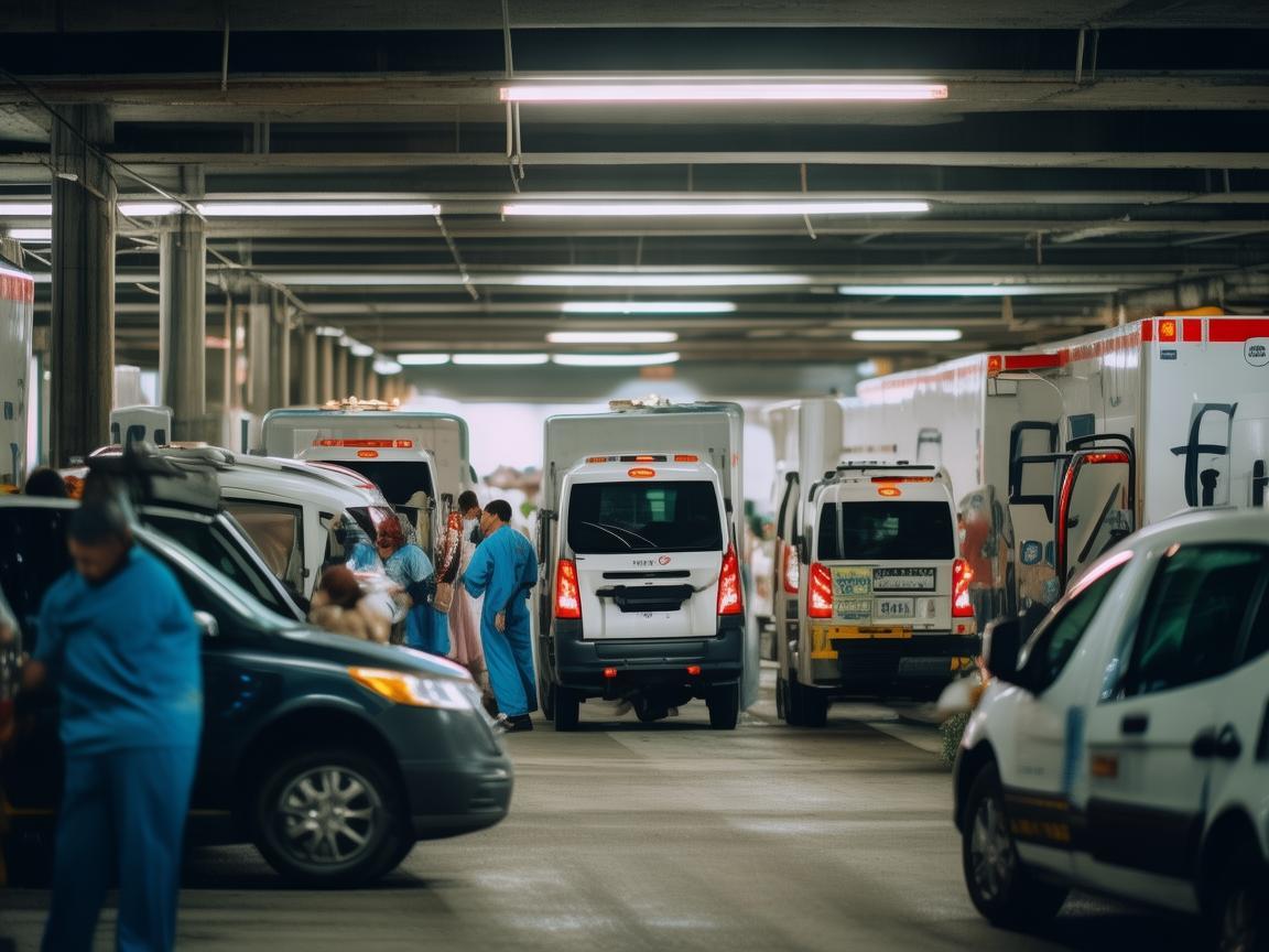 在紧急情况下，如何利用汽车站资源进行患者快速转运？