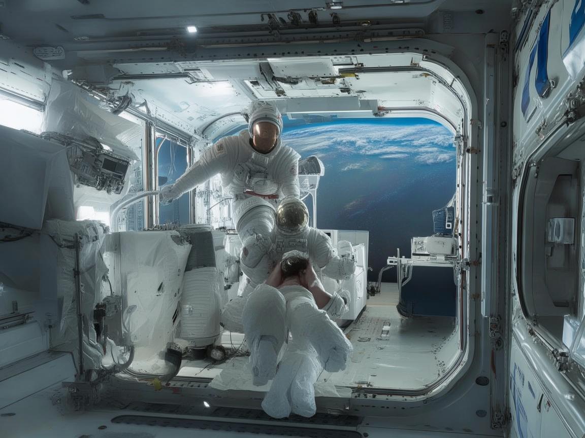 太空探索，如何为宇航员提供无重环境下的护理挑战？