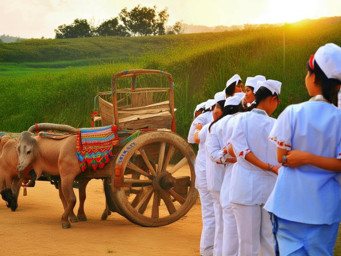 牛车与医院护理，如何利用传统元素创新急救转运模式？