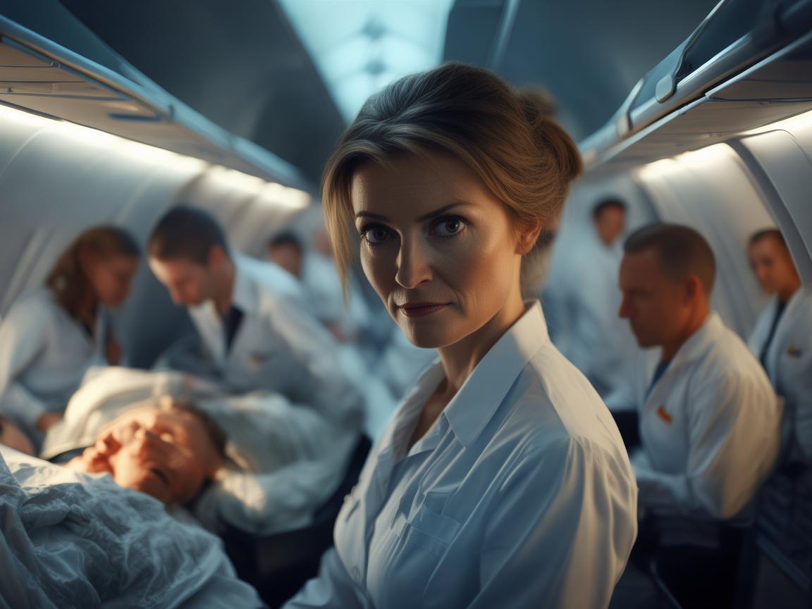 飞机医疗紧急情况，护理部主任的空中挑战
