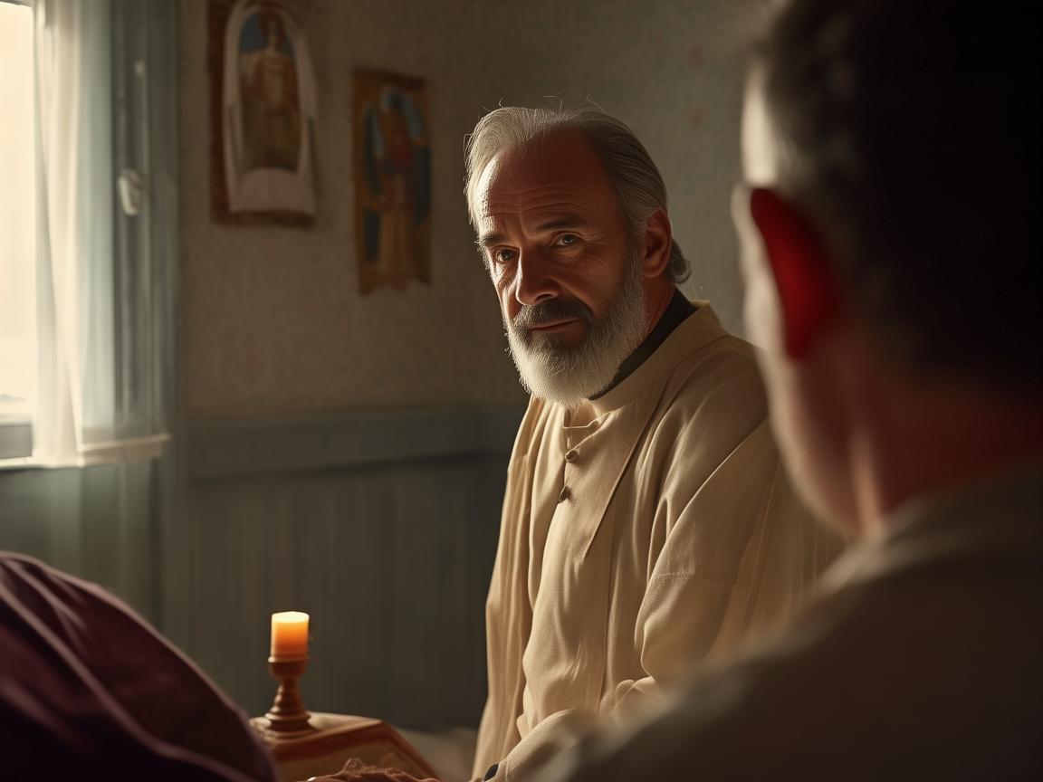 神父关怀，医院里别样的心灵慰藉