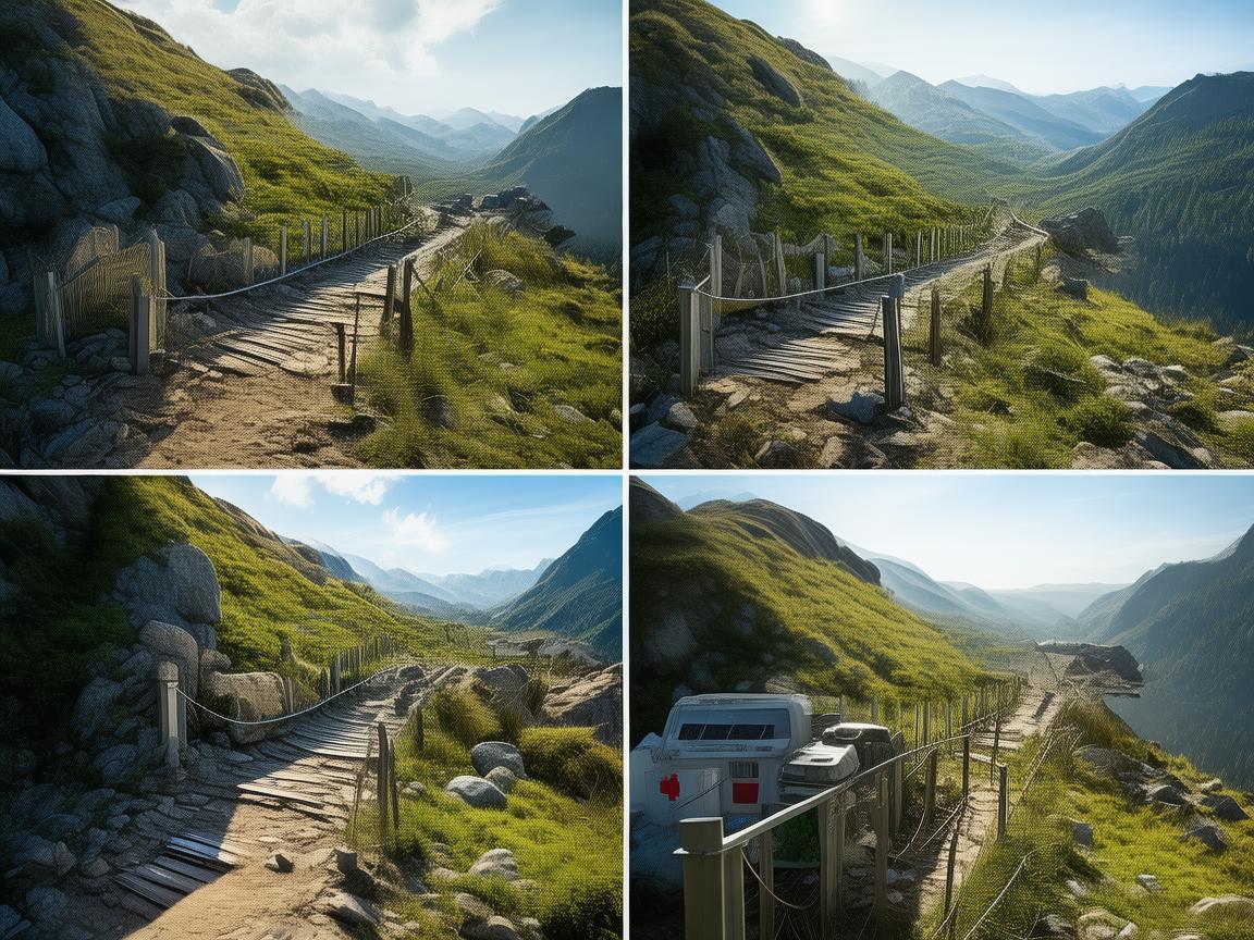 山区登山道，如何确保医疗护理的便捷与安全？